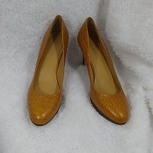 Nine West Faux Snake Skin Heels